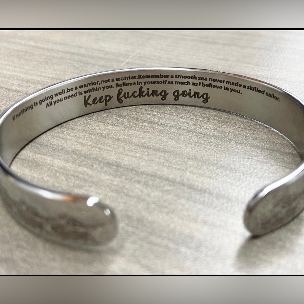 Keep Going Bangle Bracelet
